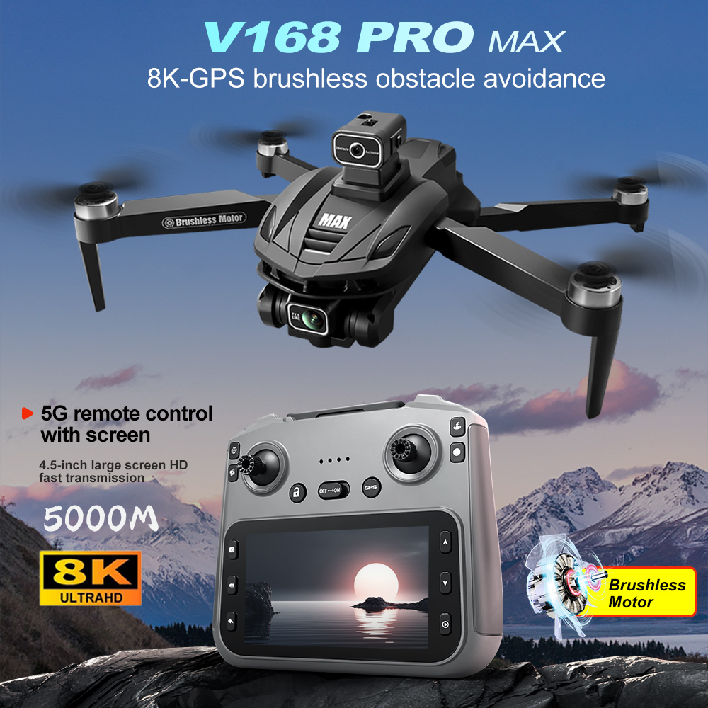Drone Gps Module - V168 PRO Max GPS Дрон 8K