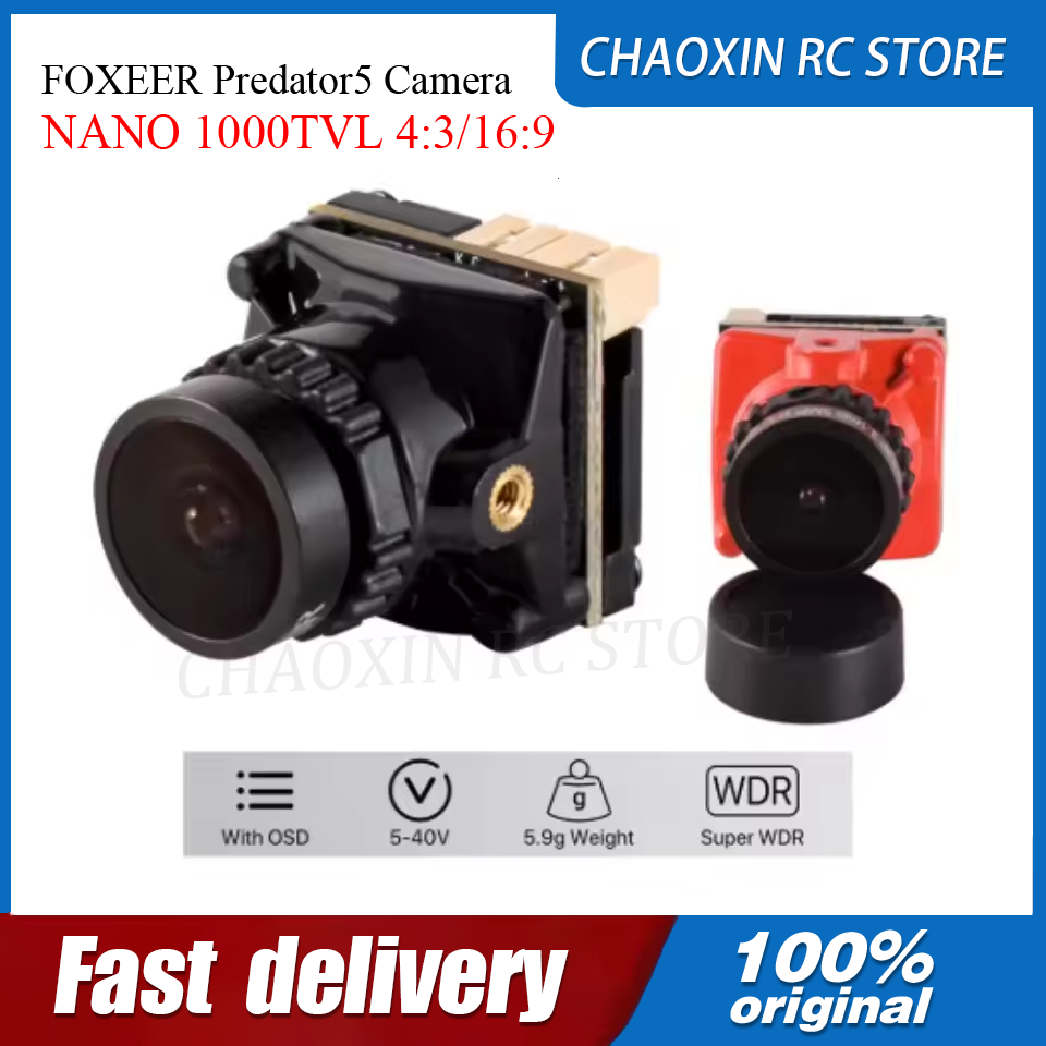 Drone Battery - Камера FOXEER Predator5 NANO 1000TVL 4:3/16:9