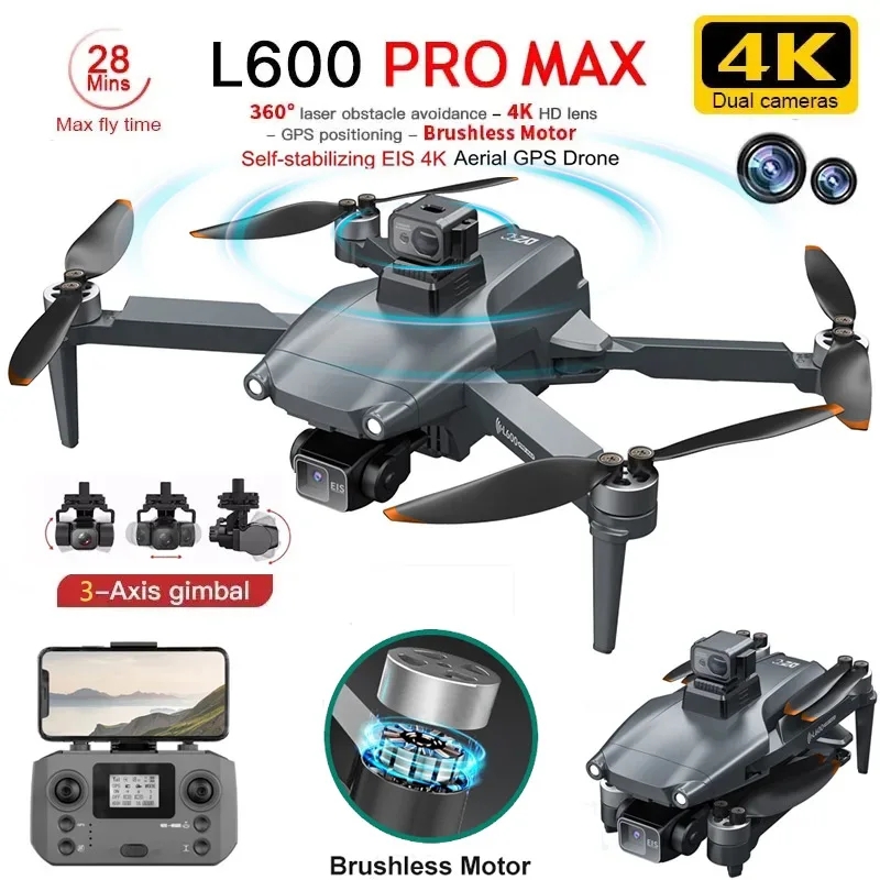 Drone Gps Mount - L600 PRO MAX GPS Дрон Профессиональный