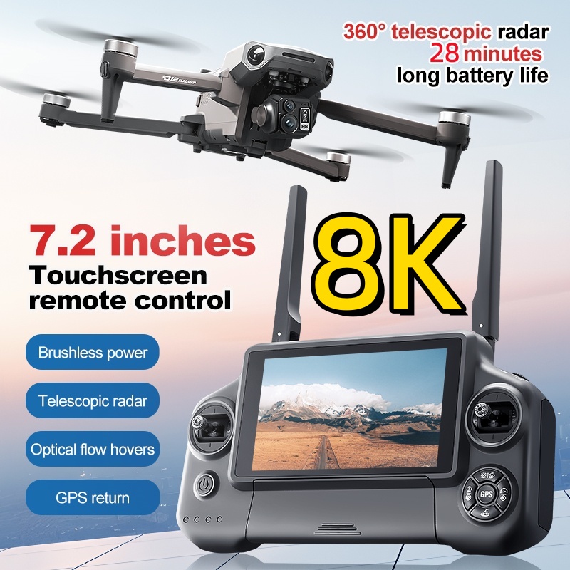 Квадрокоптер 8K с 3-осевым под – обзор и цена Drone Gps Mount