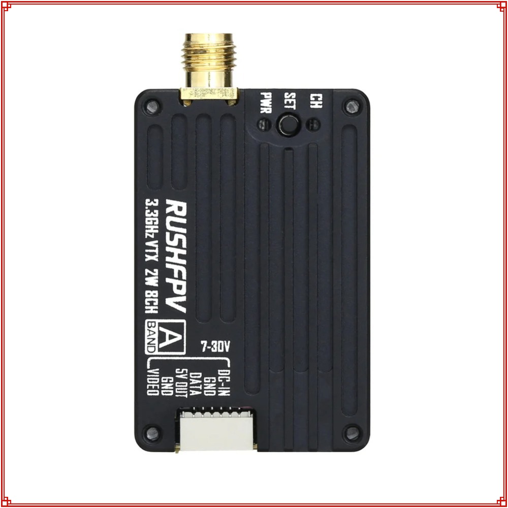 Новый передатчик RUSHFPV 3.3G  – обзор и цена Drone Receiver