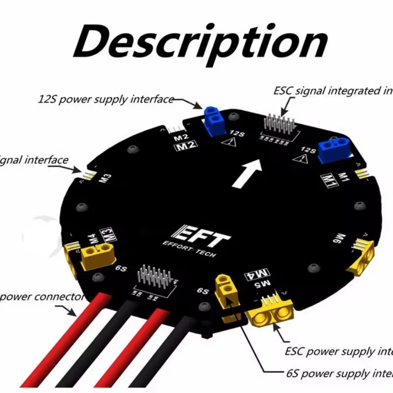 Плата распределения питания EF – обзор и цена Drone Battery