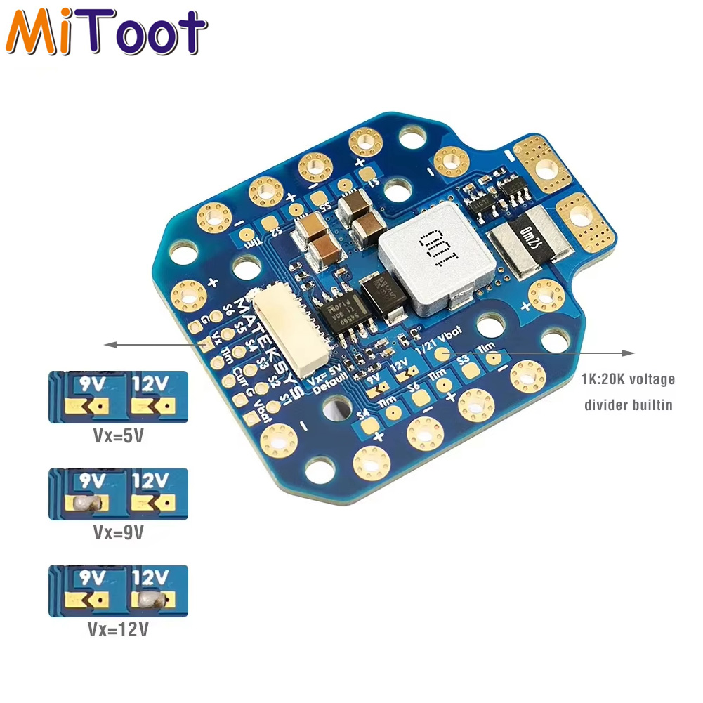 Mateksys PDB-HEX 12S Плата рас – обзор и цена Drone Power Distribution Board