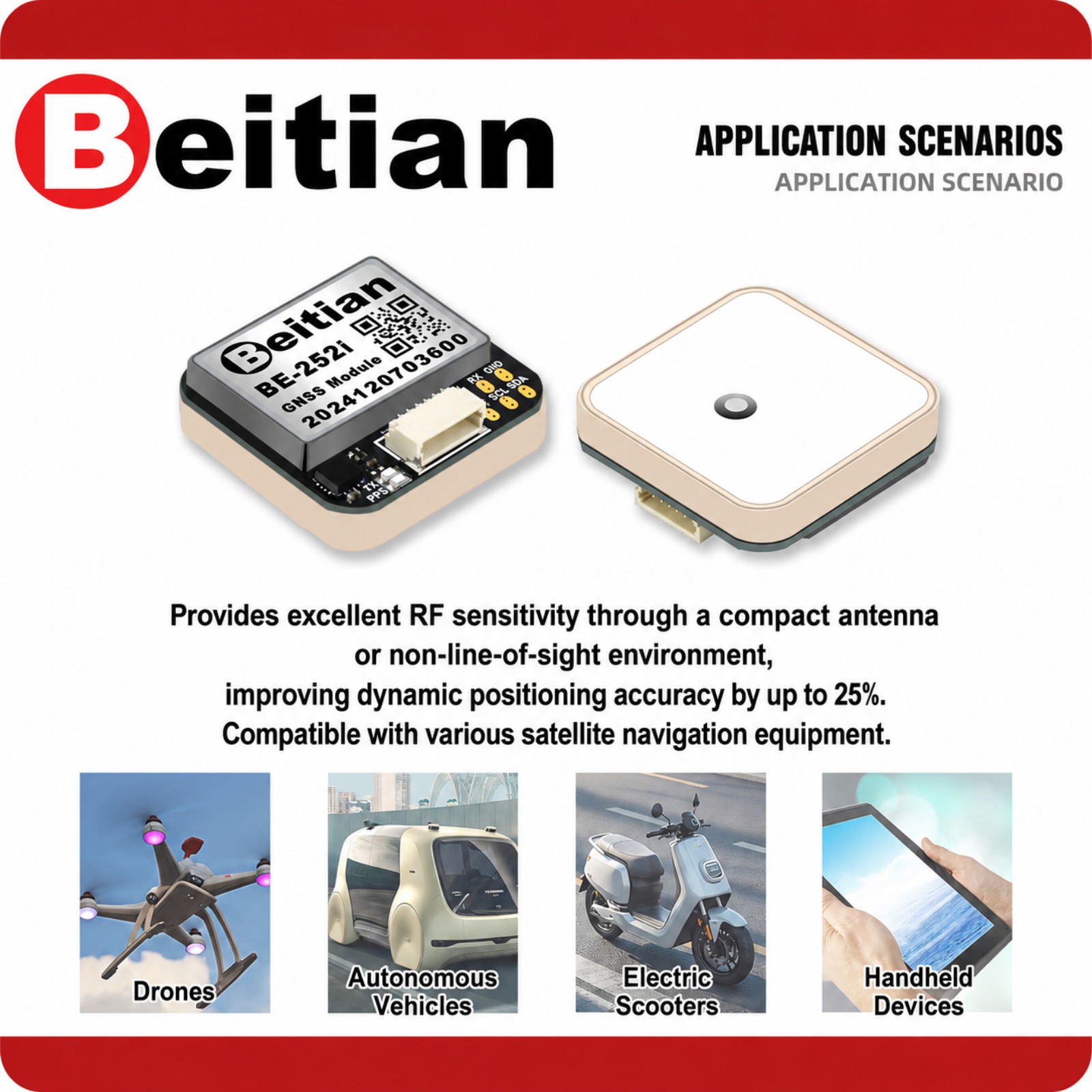Модуль компаса Beitian M10 с т – обзор и цена Drone Compass