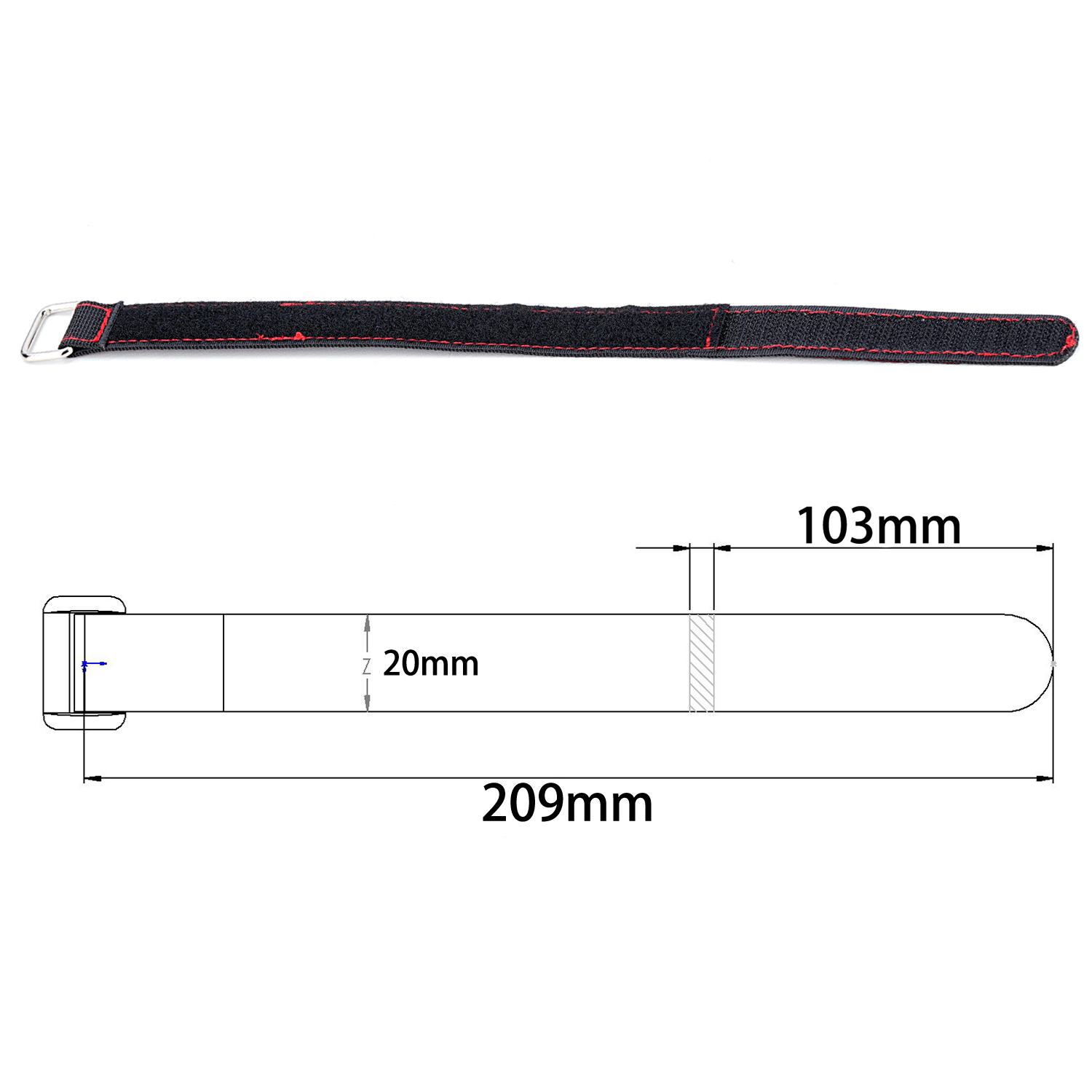 TCRC 2 шт. 20x300 мм кевларовы – обзор и цена Drone Battery Strap