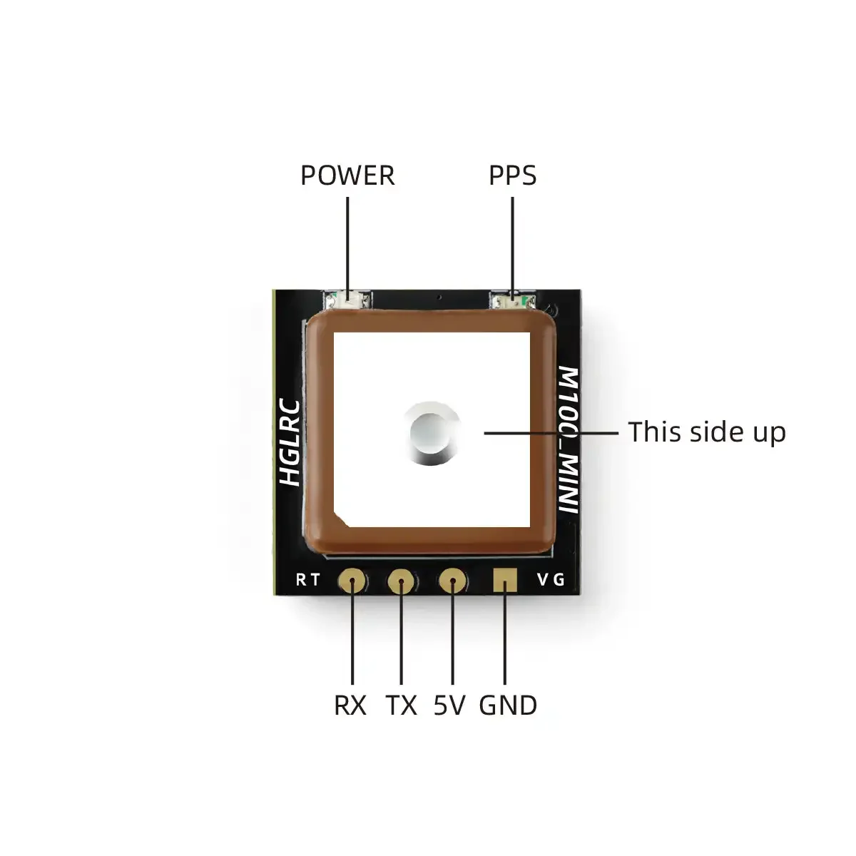 Модуль GPS HGLRC M100 MINI M10 – обзор и цена Drone Gps Module